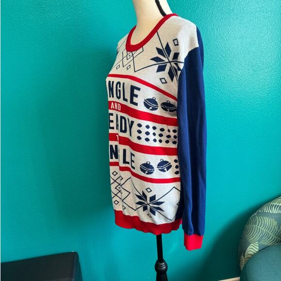 Single And Ready To Jingle Ugly Christmas Sweater Women's XXL - Picture 6 of 10